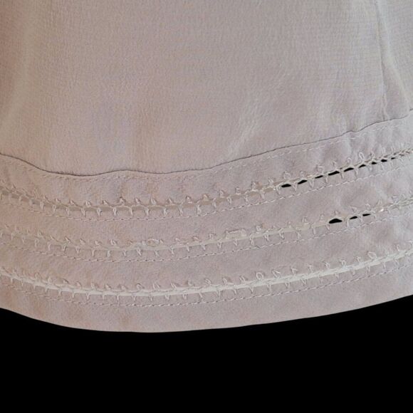 Eileen Fisher Silk Crepe Tank Top Shell Blouse Cami Light Taupe S Neutral Putty - Picture 8 of 14